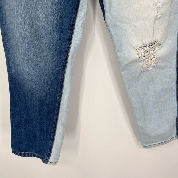 Revice Denim Dream Fit Jeans in Blue Division Two Tone High Rise Button Fly - Picture 4 of 7